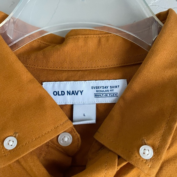 Old Navy Mustard Yellow Shirt - Picture 2 of 5